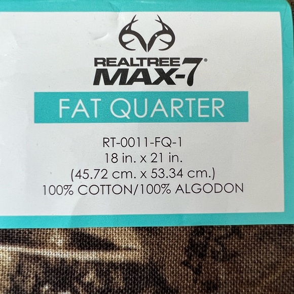 FAT QUARTER camo MAX 7 REALTREE fabric cotton print HUNTING outdoors duck hunt - Picture 6 of 7